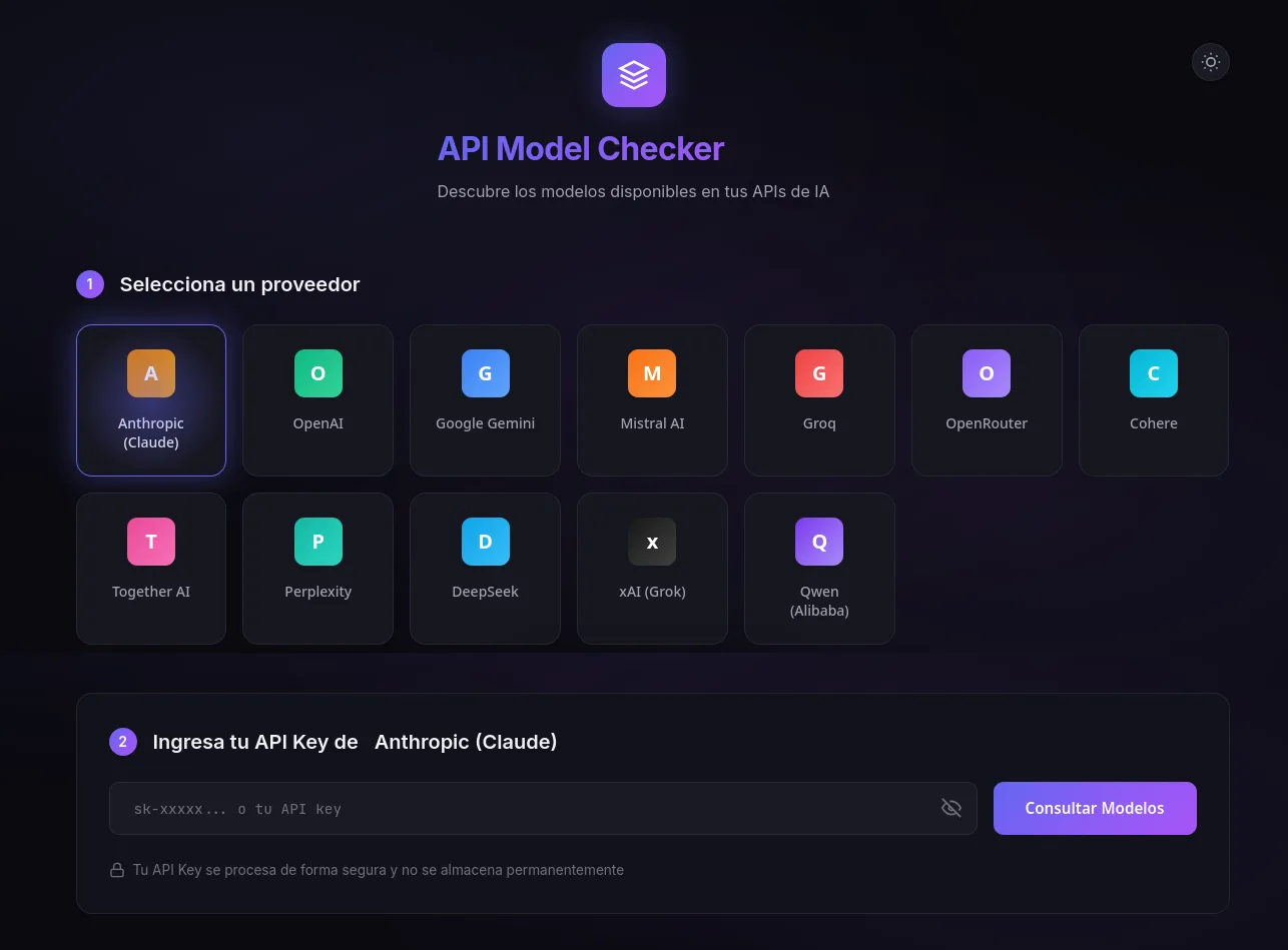 API Model Checker