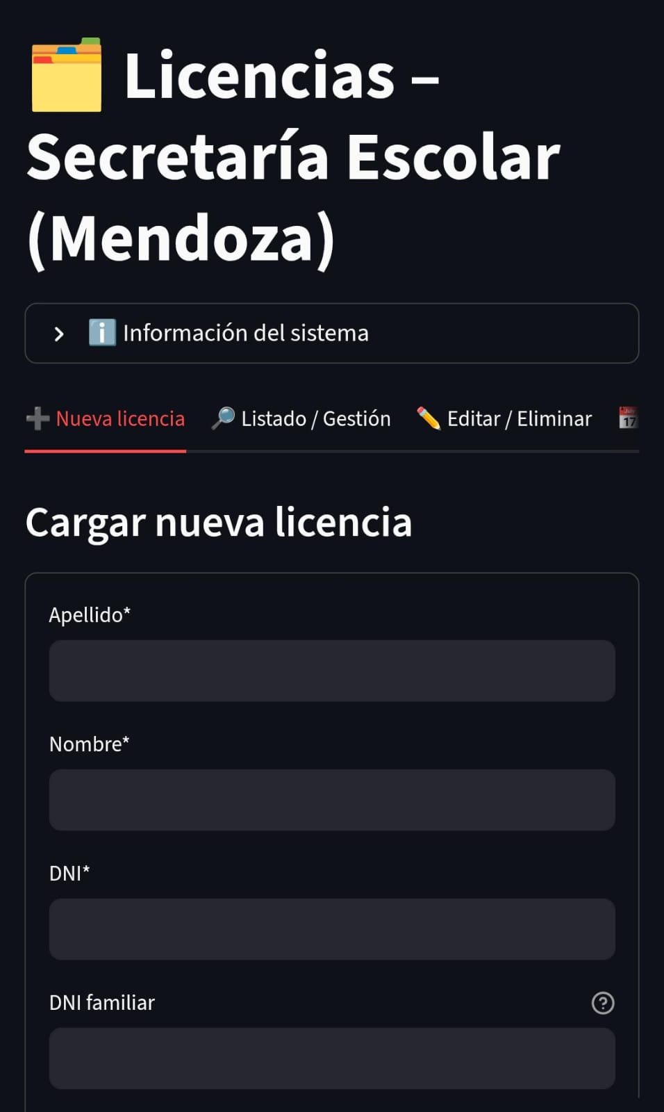 Licencias Mendoza