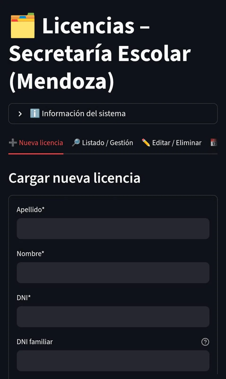 Licencias Mendoza